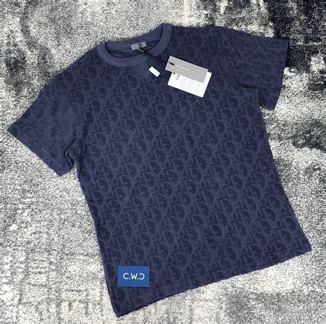 dior blue t shirt|dior towel shirt.